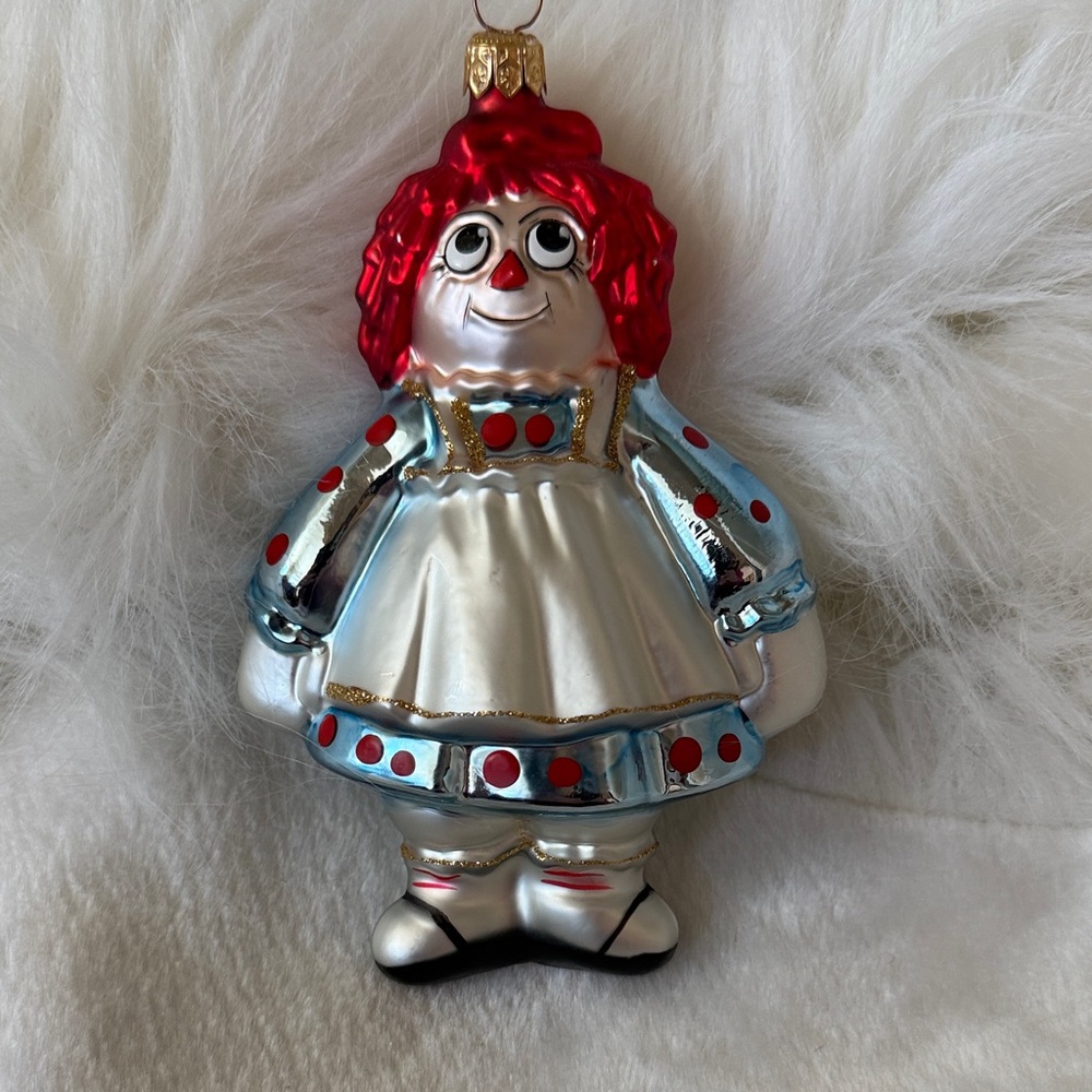 Kurt Adler: Raggedy Ann Doll Christmas Ornament